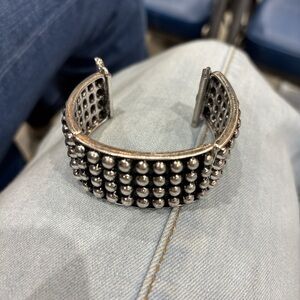 Studded Silver-Tone Apple Watch Bracelet - Women Accessories